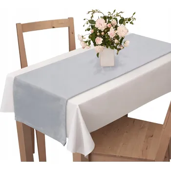 ubrus VELUROVÝ BĚHOUN NA STŮL 40x110 CM ŠEDÝ