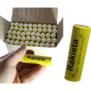 Článková baterie Akumulátor – článek Rakieta 18650 12000 mAh 3,7 V Li-ion