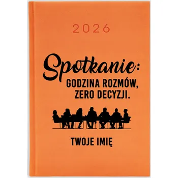 Kalendář Knižkový kalendář 2026 A5 oranžový