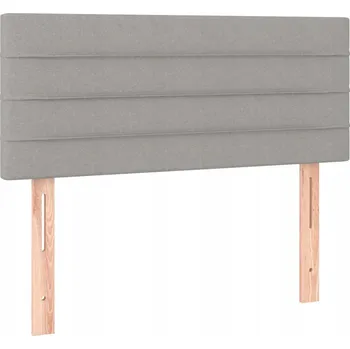 Klasické čelo postele světle šedé 100x5x78/88 cm