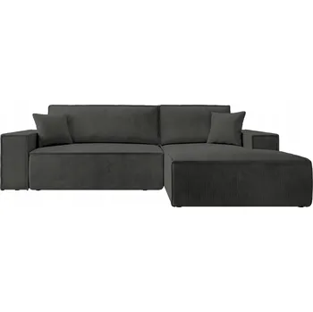 Sedací souprava Rohová Sedací Souprava Selsey šedý manšestr