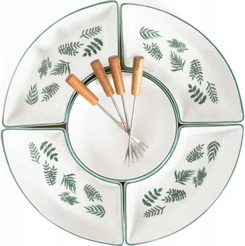 Obraz Mísa FINCAN se zelenými listy 30 cm HOMLA