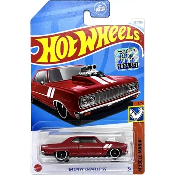 autíčko 64 Chevy Chevelle SS Red - HOT WHEELS