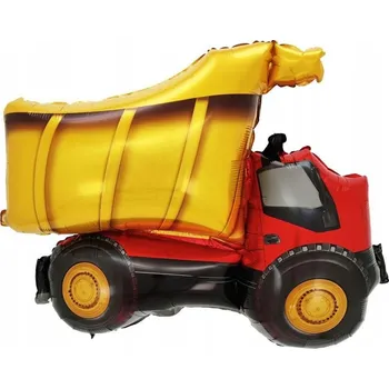 Balónek Fóliový balónek 70 x 57 cm - Sklápěčka, stavební auto - 1 ks GODAN