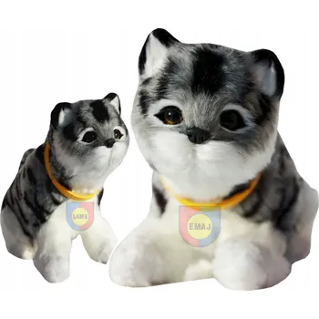 plyšák INTERAKTIVNÍ KOČKA S FOTOBUNĚKOU 30CM E1571 EMAJ