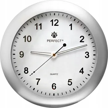 Hodiny Nástěnné hodiny Perfect stříbrné 30 cm