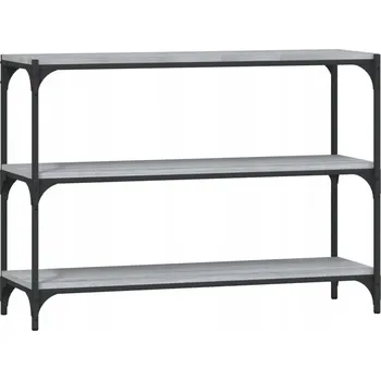 Knihovna Industriální regál 100x33x70,5 cm, Šedý dub Sonoma