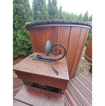 Svícen Kovaný svícen na zeď Sko 2