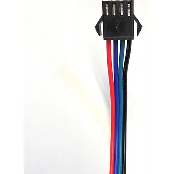 LED osvětlení DAMIK spojka konektor pro LED pásky RGB SPI 15cm kabel 4 pin SMD