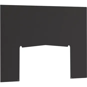 Krbová kamna Plechová základna pod kamna KARI 70 113,5x52 cm černá obdélníková