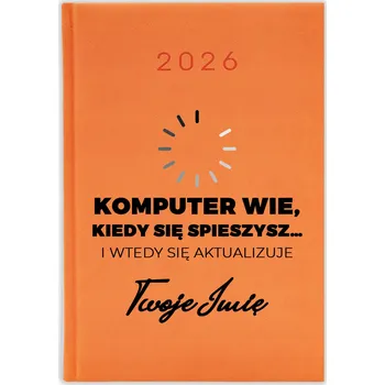 Kalendář Knižkový kalendář 2026 A5 oranžový