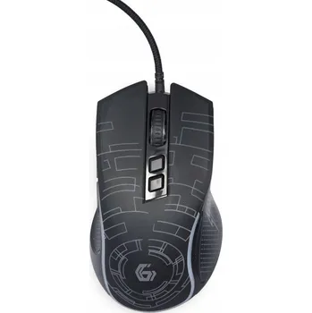 Myš GEMBIRD HERNÍ MYŠ S RGB PODSVÍCENÍM USB, ČERNÁ