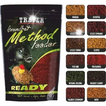 Návnadová surovina TRAPER NÁVNADA METHOD FEEDER READY 750g MED