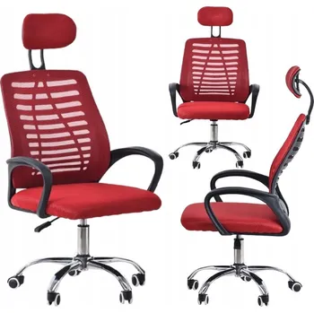 OTOČNÉ KŘESLO KANCELÁŘSKÁ ŽIDLE OZI CZERWONY