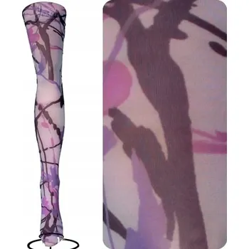 Dámské punčochy Vzorované Punčocháče Calzamia 40 DEN, vícebarevné, velikost 3