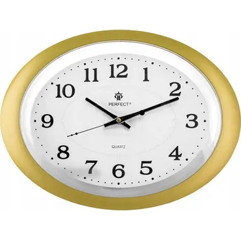 Hodiny Nástěnné hodiny Perfect zlaté 40 cm