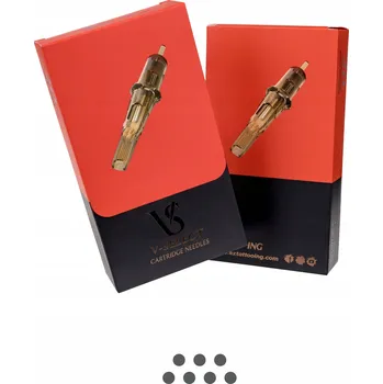 Tetovací jehla KAZETA V-SELECT 7RM | 0,30 mm | LT | Krabička 20 ks | Jehla na tetování