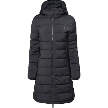 Dámský Kabát GUESS NEW ALETA LONG PUFFER JACKET V4YL05WF3X0-JBLK – Černá XS