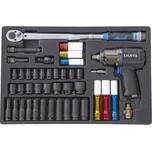 Sada momentový klíč a utahovák 1/2",42 dílů - LIACK381001