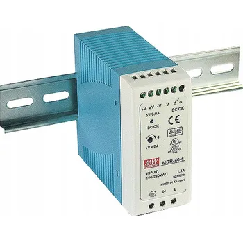 Bezpečnostní kamera Spínaný zdroj Mean Well MDR-40-5 30W