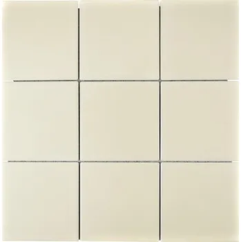 Obklad KERAMICKÁ MOZAIKA BÉŽOVÁ, 10x10 cm
