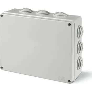 Elektroinstalační krabice Elektroinstalační krabice na omítku Scame 140 x 190 x 70 mm