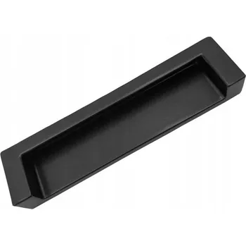 Nábytkové kování Nábytková úchytka zapuštěná UN50-96 ČERNÁ MATNÁ