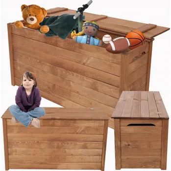 Úložný box Zahradní úložný box Wamar-Sosenka dřevěný 140 l hnědý