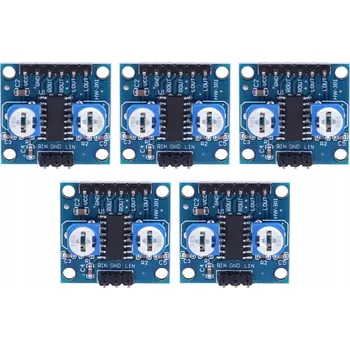 Hi-Fi Zesilovač PAM8406 Stereo Zesilovač s Potenciometrem Hlasitosti 2x5W - Bez Šumu