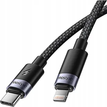 Datový kabel Kabel innostyle USB typ C - Apple Lightning 1 m černý