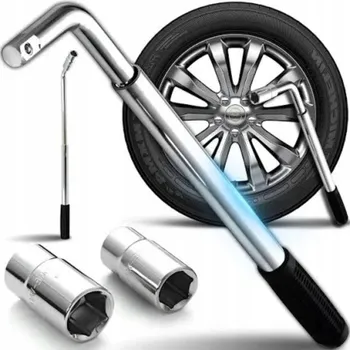 Klíč Teleskopický klíč na kola Elektromet 350-500 mm s hlavicemi 1/2"