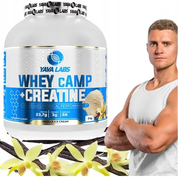Protein Yava Labs Whey cAMP + kreatin Protein s kreatinem 2 kg - Vanilka