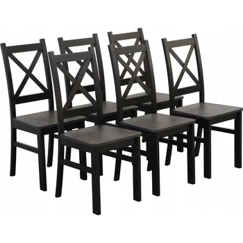 Jídelní židle Židle BIRD Meble šedá, sada 6 ks