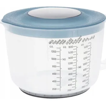 MIXOVACÍ MISKA s odměrkou nádoba na míchání 2 l s víkem a otvorem