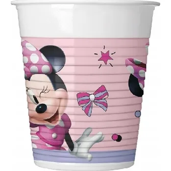 Party nádobí Plastové Kelímky Minnie Junior 200 ml 8 ks
