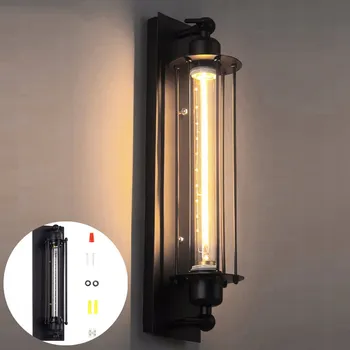 Nástěnné svítidlo Nástěnné svítidlo Retro Loft černé E27 vintage industriální