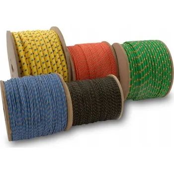 Železářství POLYPROPYLENOVÉ LANO PLETENÉ ŠŇŮRA FI 6mm 400m