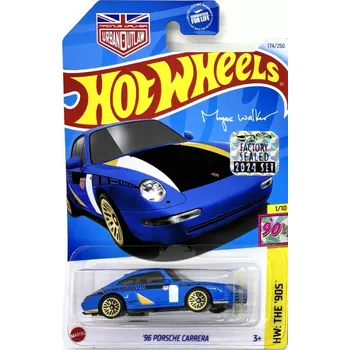 autíčko 96 Porsche Carrera Blue - HOT WHEELS