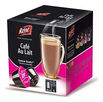 Kapsle do Dolce Gusto René cafe au lait 16 ks