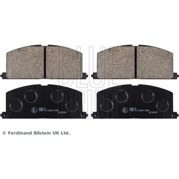 Brzdový systém Sada brzdových destiček, kotoučová brzda BLUE PRINT ADT34279