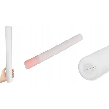 Dětská zbraň Svítící LED tyčinka meč světelný pěnový 40cm párty oslava