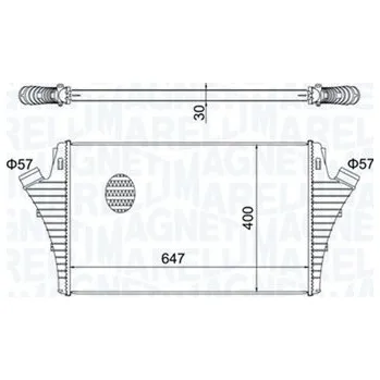 Turbodmychadlo Chladič turba MAGNETI MARELLI 351319204650