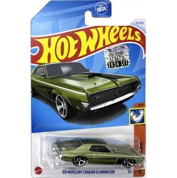 autíčko 69 Mercury Cougar Eliminator LightGreen - HOT WHEELS