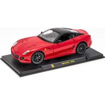autíčko Edicola Ferrari 599 GTO 2010 1:24 - časopis s modelem Ferrari 599 - kovový model auta 1/24