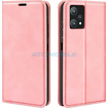 Pouzdro na mobilní telefon Pouzdro Magnetic Book Realme 9 Pro (RMX3472) Retro-Skin otevírací růžové a zpět 15 Kč s ATC Clubem