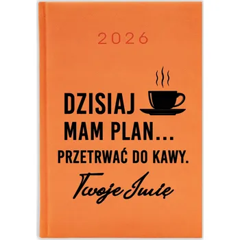 Kalendář Knižkový kalendář 2026 A5 oranžový