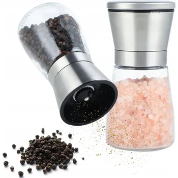 SLÁNKA PEPŘENKA NEREZOVÁ OCEL SKLENĚNÉ DVA REŽIMY HERMETICKÉ