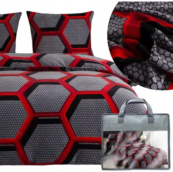 Povlečení POVLEČENÍ 160x200 3dílné z mikrovlákna PLUSZOWE zimní chlupaté medvídkové MARTINO