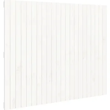 Čelo postele dřevěné borovicové bílé 146,5x110 cm