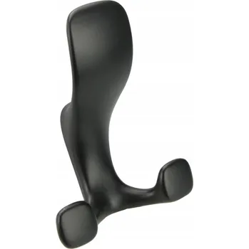 Věšák Schaffner černý kovový Šatní ramínko